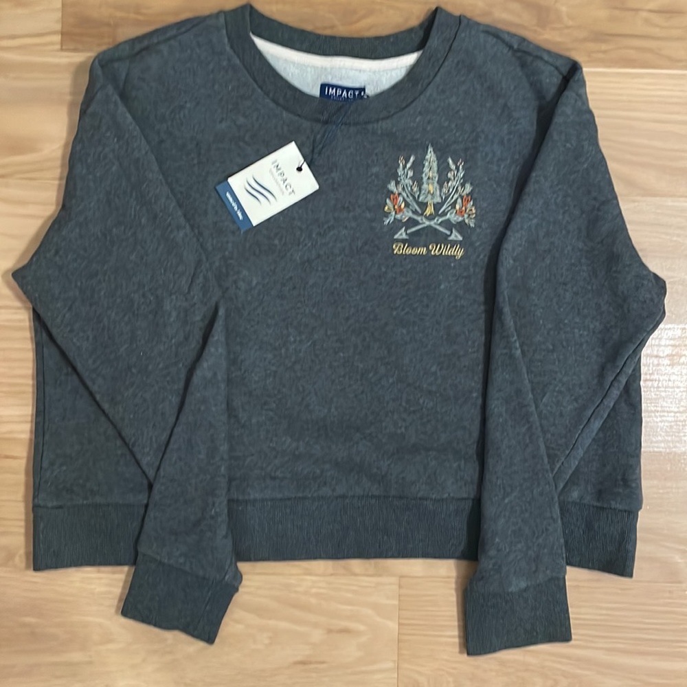 Impact United by Blue Bloom Wildly Sweat shirt NWT